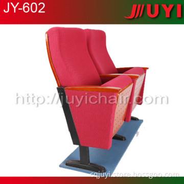 wooden backrest auditorium chair JY-602M elegant theater seating